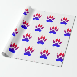 Tiger Paws Wrapping Paper