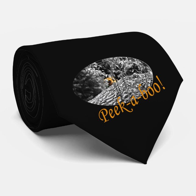 Tiger Peek-a-boo Tie (Rolled)