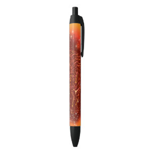 Tiger Pen Running At Starry Night