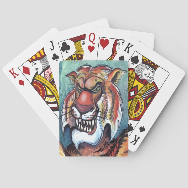 Tiger Playing Cards (Back)