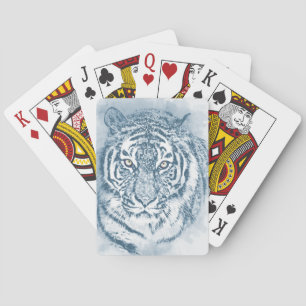 tiger playing cards