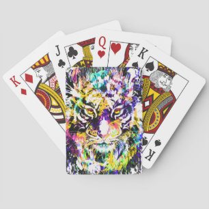 Tiger Playing Cards - Colourful Tiger Cards