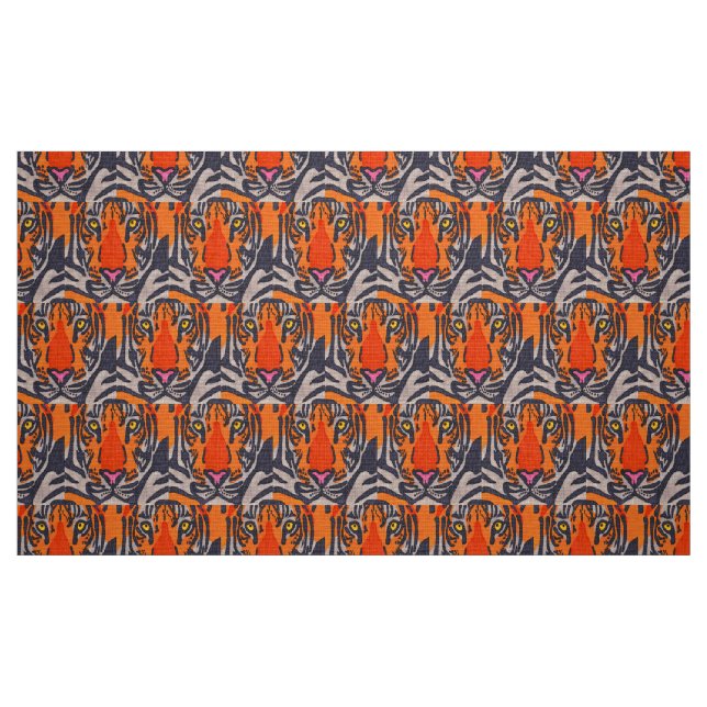 Tiger - Polyester Weave Fabric (Fat Quarter)