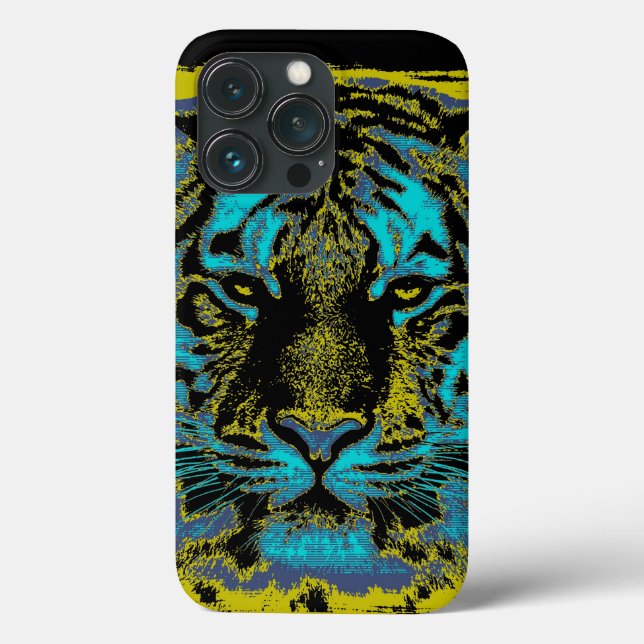 Tiger Pop Art Case-Mate iPhone Case (Back)
