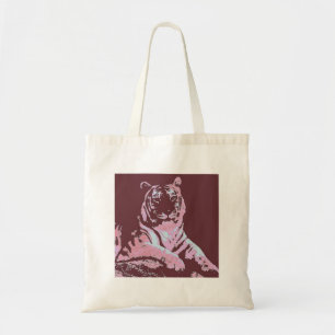 Tiger Pop Art Tote Bag