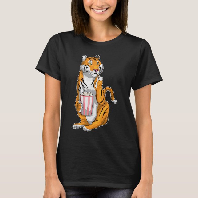 Tiger Popcorn T-Shirt (Front)