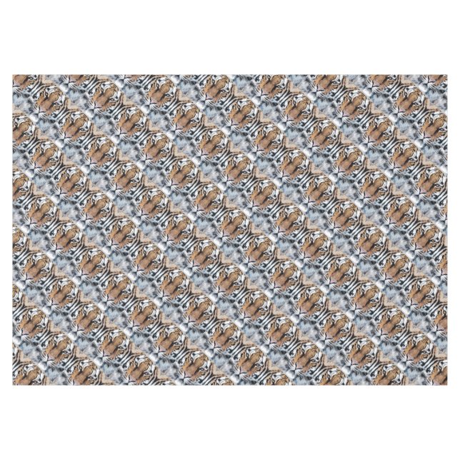 Tiger Portrait Graphic Style Tablecloth (Front (Horizontal))