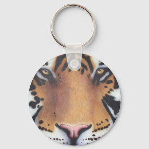 Tiger Portrait Keychain
