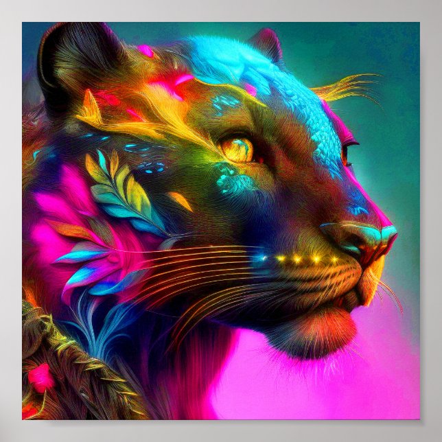 Tiger Portrait Poster (Front)