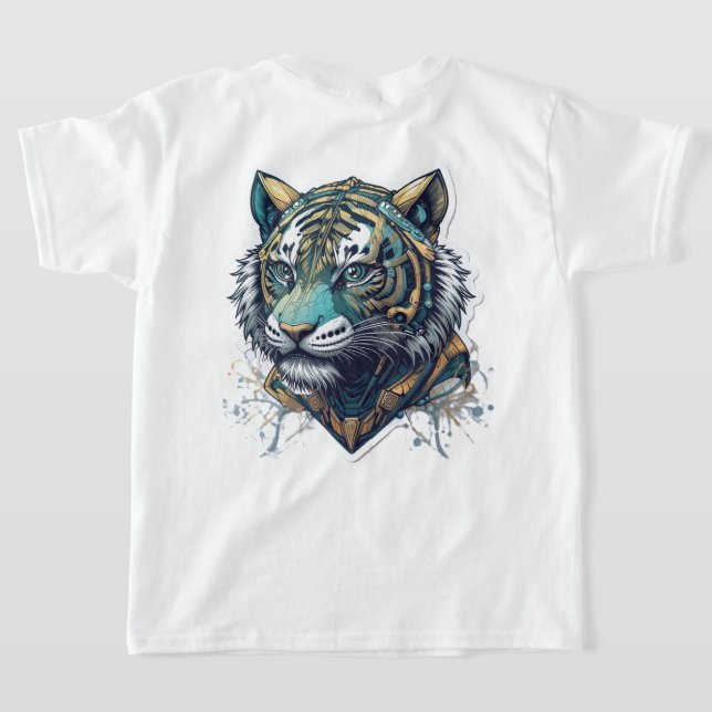 Tiger Portrait T-Shirt (Laydown Back)