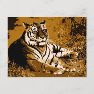 Tiger Postcard