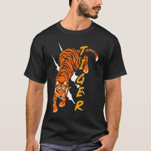 Tiger Predator Wildlife Wilderness Big Cat Safari  T-Shirt