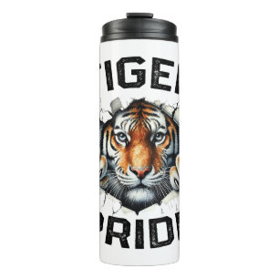 Tiger Pride Retro Tiger School Sports Team Thermal Tumbler