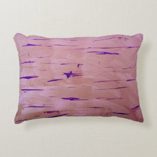 Tiger Print Abstract Design Accent Pillow