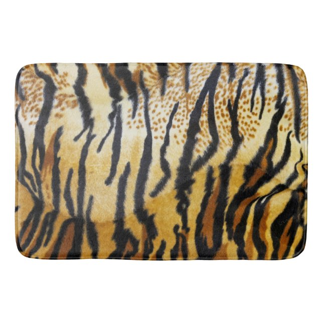 TIGER PRINT BATH MAT (Front)