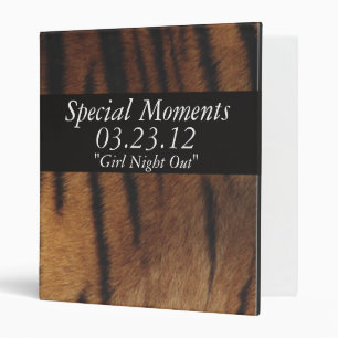 Tiger Print Binder