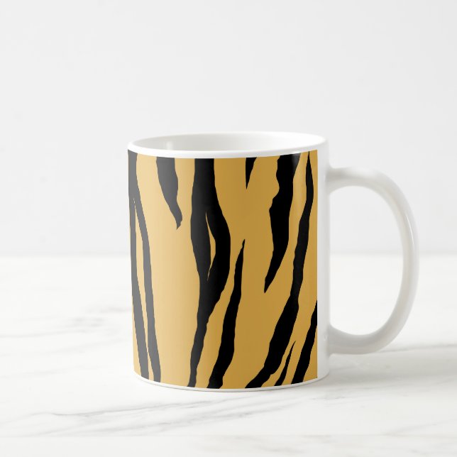 Tiger Print Coffee Mug (Right)