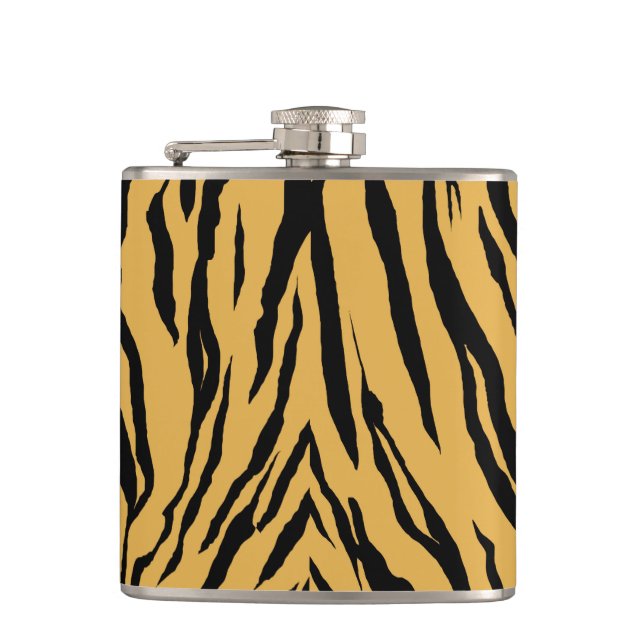 Tiger Print Flask (Front)