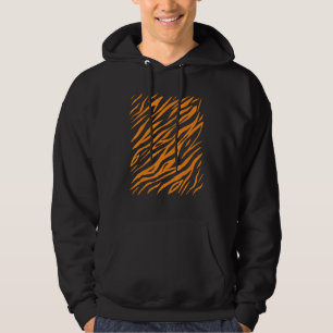 Tiger Print Pattern Halloween Costume Animal Hoodie