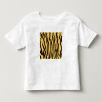 Tiger Print Pattern. Orange and Black.