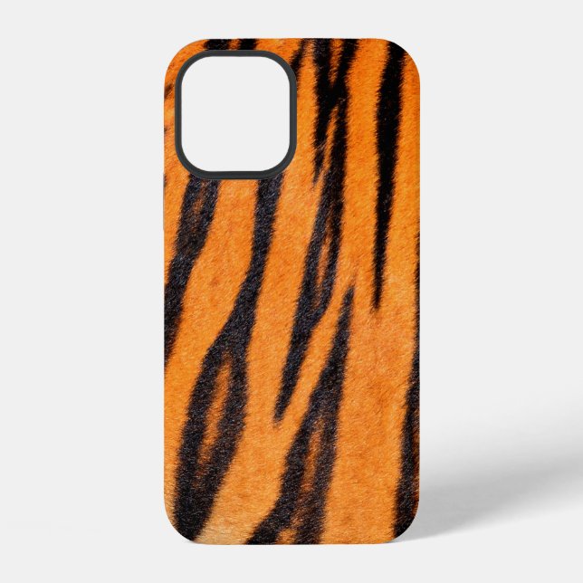Tiger print texture iPhone case (Back)