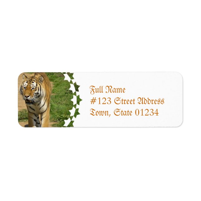 Tiger Prowl Mailing Labels (Front)