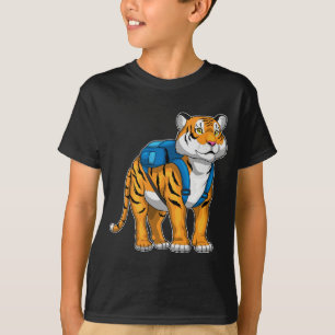 Tiger Pupil Backpack School T-Shirt