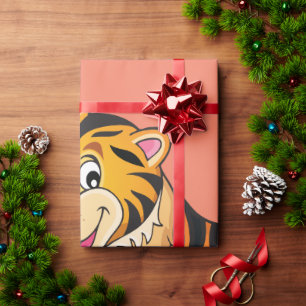 Tiger Resting Wrapping Paper