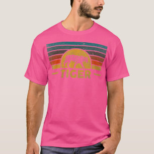 Tiger Retro Vintage 60s 70s Men Women Animal Lover T-Shirt