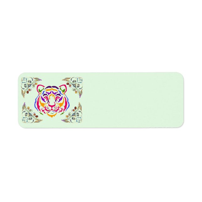 Tiger Return Address Label (Front)