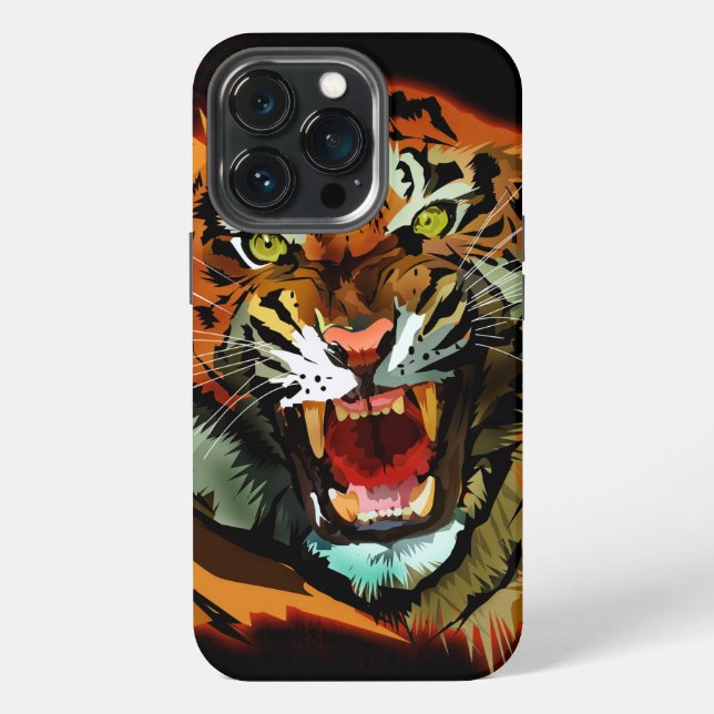 Tiger Roar iPhone Case (Back)