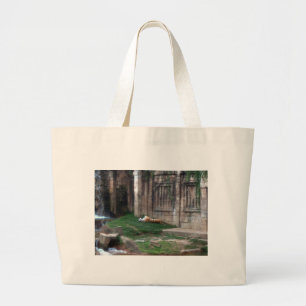 Tiger Roll Large Tote Bag