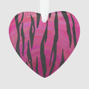 Tiger rose chaud et noir
