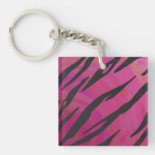 Tiger rose chaud et noir