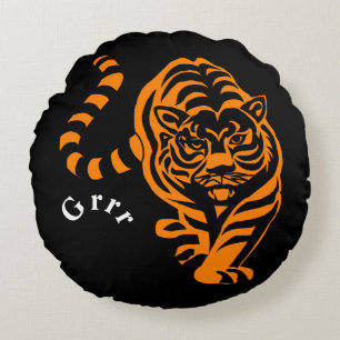 Tiger Round Pillow