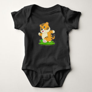 Tiger Runner Running Sports Baby Bodysuit
