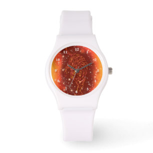 Tiger Running At Galaxy Starry Night Watch