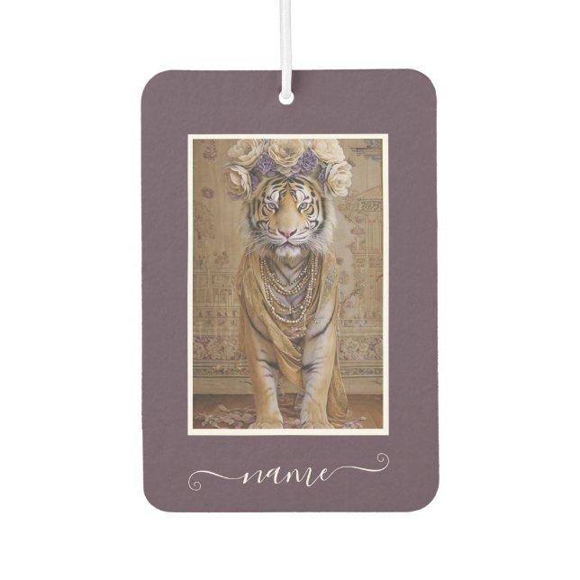 Tiger’s Floral Majesty Air Freshener (Front)