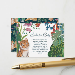 Tiger Safari Baby Shower Book Request  Enclosure 