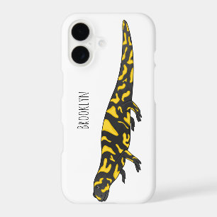 Tiger salamander cartoon illustration