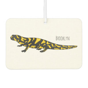 Tiger salamander cartoon illustration air freshener