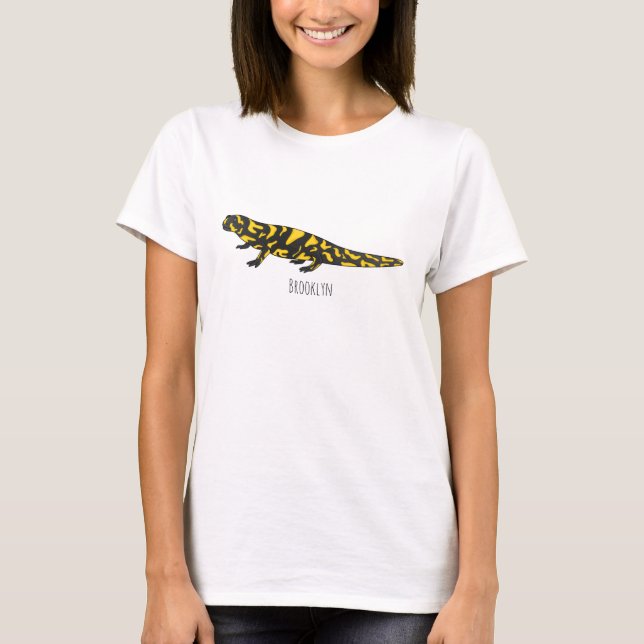 Tiger salamander cartoon illustration  T-Shirt (Front)