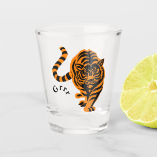 Tiger Shot Glass
