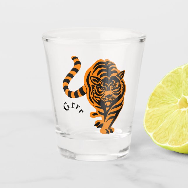 Tiger Shot Glass (Front)