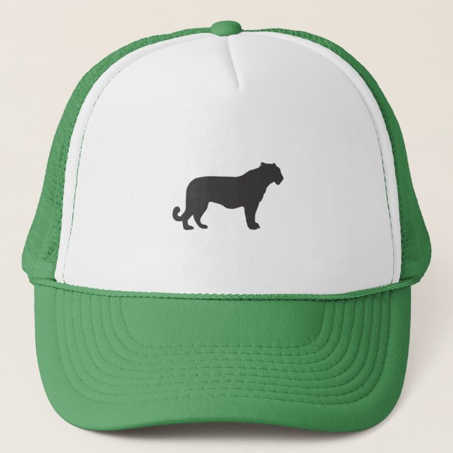 Tiger Silhouette Trucker Hat (Front)