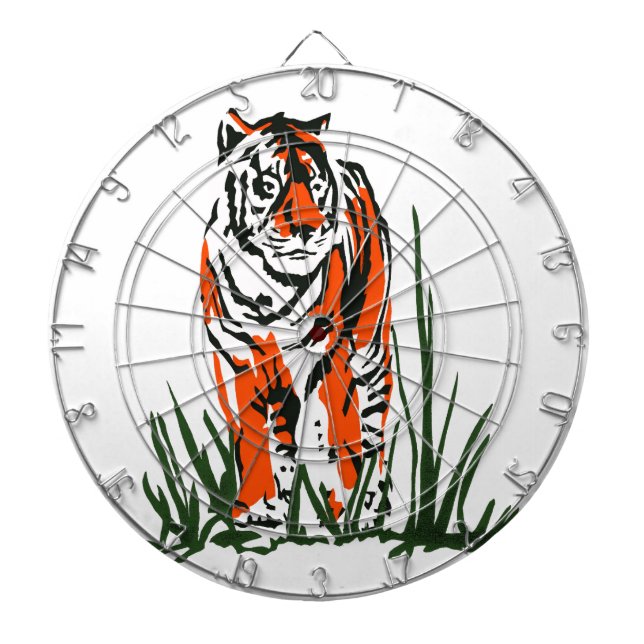 Tiger Silkscreen Dartboard (Front)