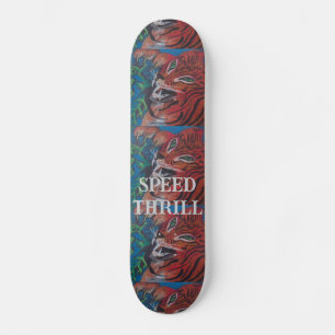 TIGER SKATE BOARD DESIGN BY PAULA REILLY