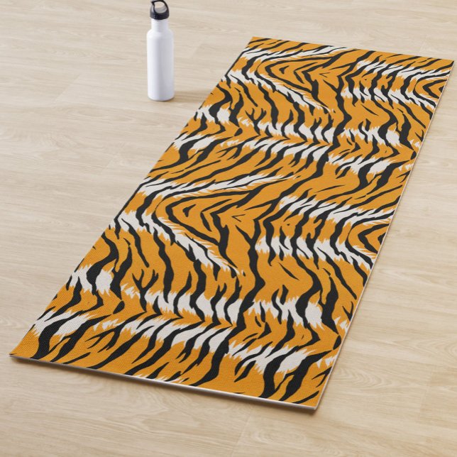 Tiger Skin Animal Print Pattern Design  Yoga Mat (Creator Uploaded)