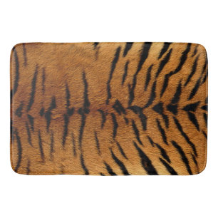 Tiger Skin Print Bath Mat