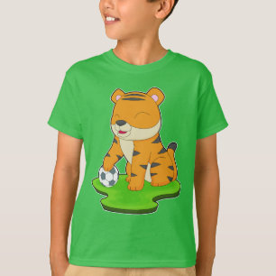 Tiger Soccer player Soccer T-Shirt